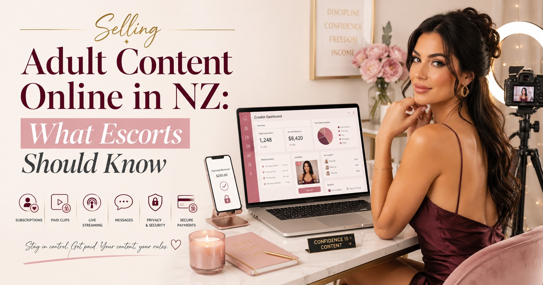 Selling Adult Content Online in NZ: What Escorts Should Know